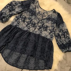 Urban outfitters peplum blouse